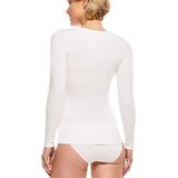 Bamboo Basics - Lara - Lange Dames Ondershirts - Wit - 2-pak - Lange Mouw