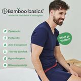 Bamboo Basics - Heren Ondershirts - Lange Mouwen - Zwart - Bamboe Viscose