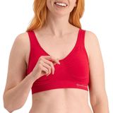SCHIESSER Long Life Soft slip (1-pack) - heren supermini rood-zwart gestreept