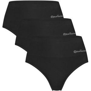Bamboo Basics - Hoge Strings - 3-Pak - Bamboe Viscose - Zwart