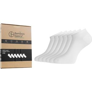 Bamboo Basics - Sneakersokken - Wit - 3-pack - Unisex