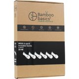 Bamboo Basics Footies Mika - 3 Paar - Anti Slip - Wit