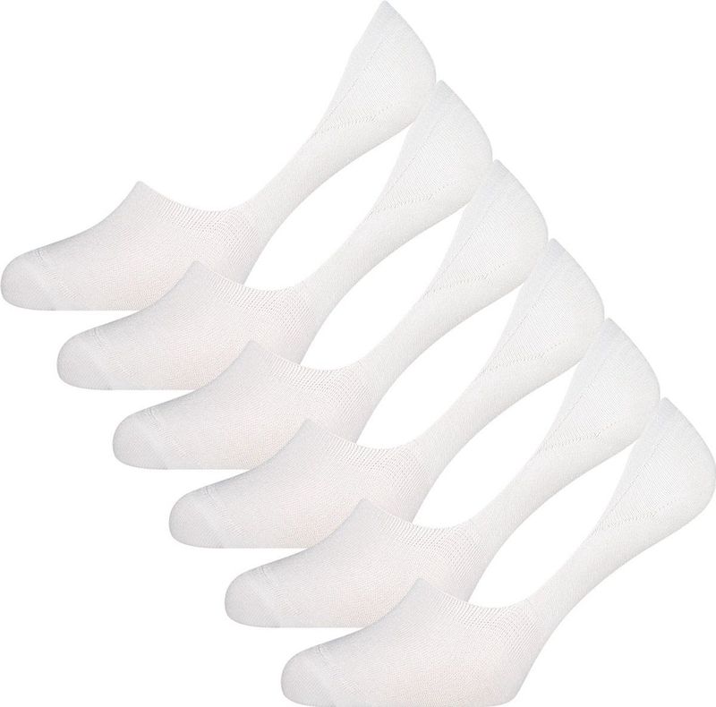 Bamboo Basics Footies Mika - 3 Paar - Anti Slip - Wit