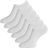 Bamboo Basics - Bamboe Footies Sokken Multipack 6 Paar - No-Show - Wit