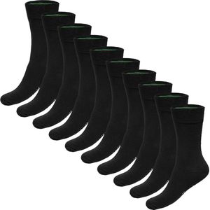 BEAU - Naadloze Multipack Bamboe Sokken - Unisex - Zwart