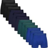 Bamboo Basics - Heren Boxers - 12-Pack - Gekleurde Combinatie - Bamboe Viscose