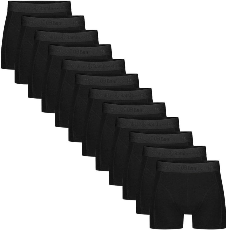 Bamboo Basics - Heren Boxers - 12-Pack - Gekleurde Combinatie - Bamboe Viscose