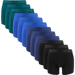 Rico - Multipack - Heren Boxershorts - 12-pak - Bamboe - Voordeelverpakking