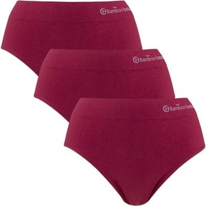 Bamboo Basics - BELLE - Slips - Bordeaux - 3-Pack - Bamboe