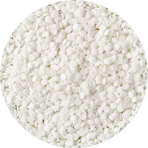 BrandNewCake® Eetbare Taart Mini Confetti Rondjes Wit Ø4mm 60gr - Taartdecoratie Sprinkles - Strooisel - Taartversiering