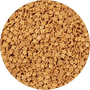 BrandNewCake® Eetbare Taart Confetti Sterren Goud Ø 7mm 60gr - Taartdecoratie Sprinkles - Strooisel - Taartversiering