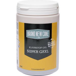 BrandNewCake® Kleurstof Gel Super Geel 1kg - Eetbare Voedingskleurstof - Kleurstof Bakken
