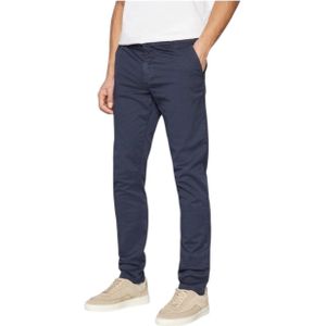 Lyle & Scott, Heren, Broeken, Blauw, Maat: W32 Katoen,