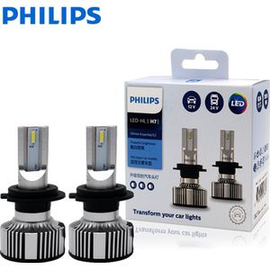 Philips H7 Ultinon LED 6500K Koplampen Dimlicht 12-24v Wit (set)