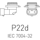 Grootlicht - Halogeen - 12 Volt - P22d - Blisterverpakking
