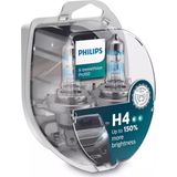 Philips - X-Treme Vision Pro150 H4 - 2 Stuks - Helder Licht - Hoogwaardige Lamp