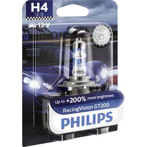 Philips - Racing Vision H4 GT200 - Autolampen - Helder Licht - 12V