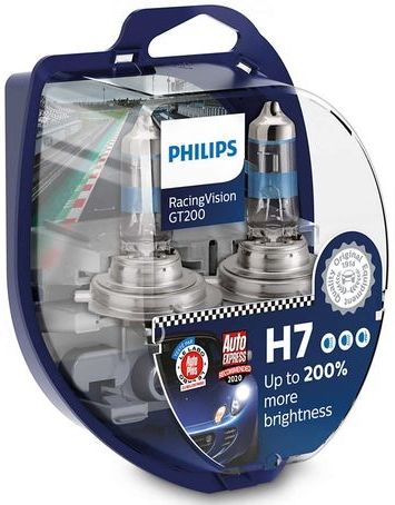 Philips - 12972Rgts2 - Racing Vision GT200 - H7 - 2 Stuks - Helder Licht
