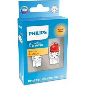 Philips - Ultinon Pro6000 - Knipperlichten - Oranje - LED