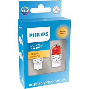 Philips Ultinon Pro6000 W21w Amber set 11065AU60X2