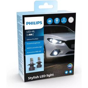 Philips Ultinon Pro3022 LED-HL H4 set LUM11342U3022X2