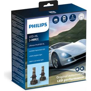 Philips Ultinon Pro9100 - LED-HL - Koel Wit Licht - 9012 - LUM11012U91X2