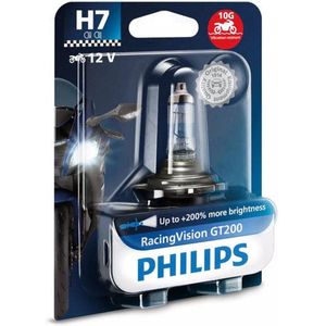 Philips - RacingVision GT200 - Halogeen Autoverlichting - Koel Wit Licht - Kwartsglas