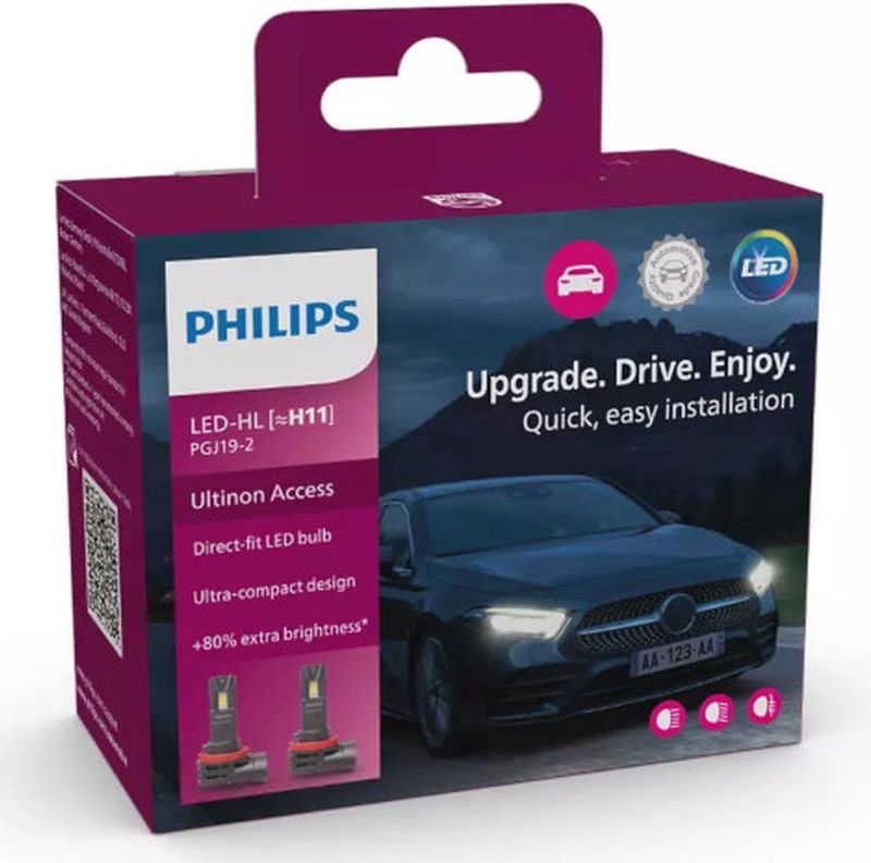 Philips - Ultinon Access - LED Autoverlichting - Wit - Energiezuinig