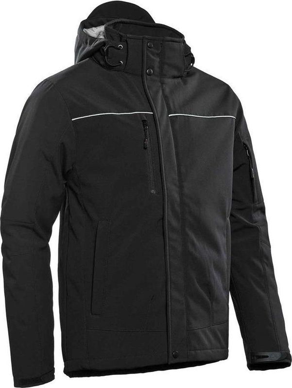 Softshell Jacket - Stockholm - Zwart - 3-Laags Softshellmateriaal