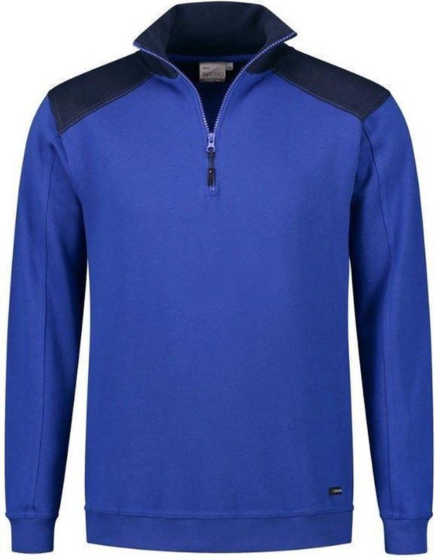 Santino Tokyo Zipsweater Royal Blue / Real Navy maat S
