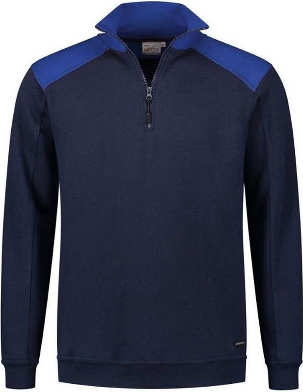Santino Tokyo Zipsweater Real Navy / Royal Blue maat S