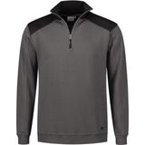 Santino Tokyo Zipsweater Graphite / Black maat S