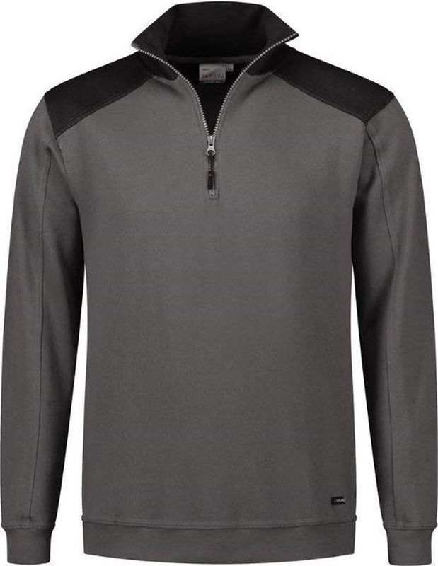 Santino Tokyo Zipsweater Graphite / Black maat S