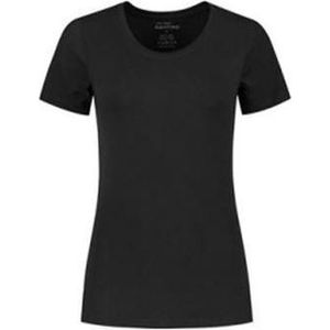 Santino Jive Dames T-shirt Korte mouwen - Stretch - Zwart