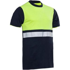 Santino Hivis t-shirt Hannover - 120149 - graphite fluor geel
