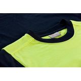 Santino Hivis t-shirt Hannover - 120149 - navy fluor geel