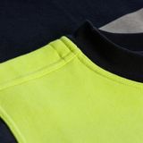 Santino O-hals Helsinki Sweater Real Navy / Fluor Yellow maat S