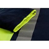 Santino Hivis poloshirt Hamburg - navy fluor geel