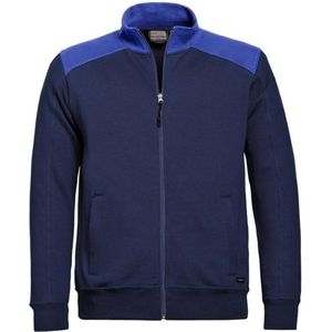 Santino Toronto 2color Zip sweatjack (320g/m2) - Marine | Blauw