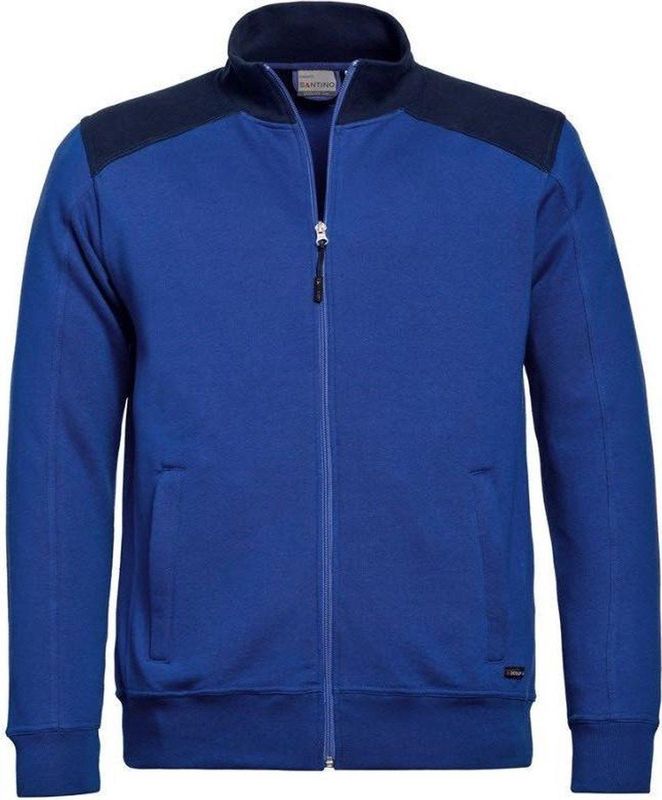 Santino Toronto 2color Zip sweatjack (320g/m2) - Blauw | Marine