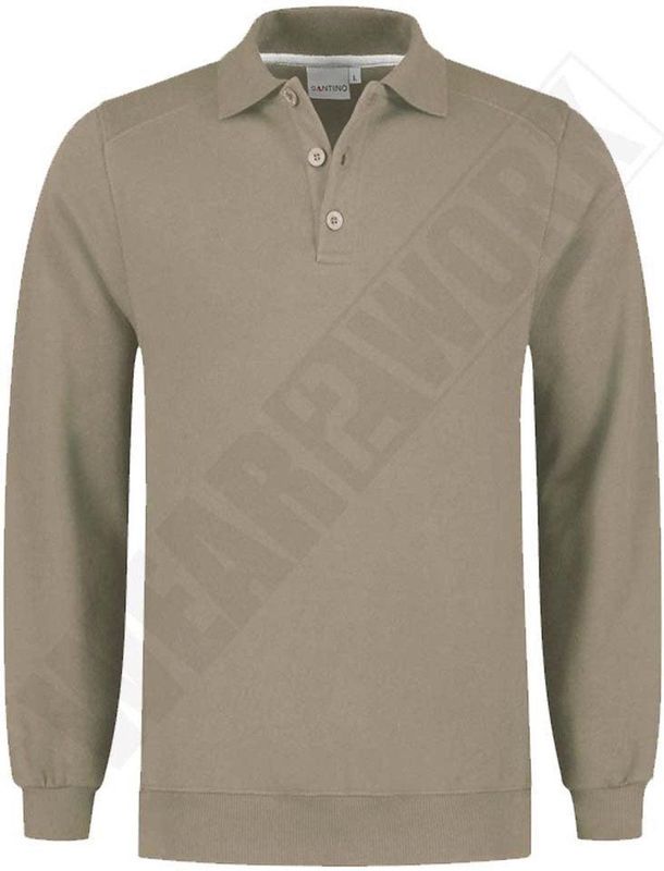 Santino Ramon Polosweater Black maat XS