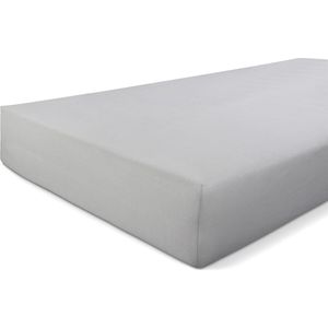 Walra Hoeslaken Jersey Stretch - 180x200/210 - 100% Katoen - Grijs