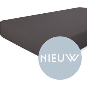Walra Hoeslaken Crispy Cotton - 180x200 - 100% Katoen - Antraciet