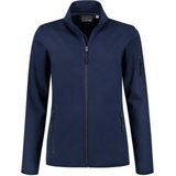 Santino Berlin Dames Sweatvest lange mouwen +Rits - Marine