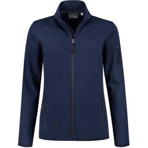 Santino Berlin Dames Sweatvest lange mouwen +Rits - Marine