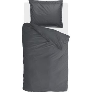 Dekbedovertrek - Grijs - Katoen - 140x200 cm