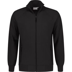 Santino Reno Hooded sweater lange mouwen +Rits - Zwart