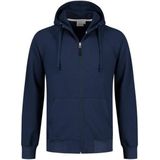 Santino Reno Hooded sweater lange mouwen +Rits - Donkergrijs