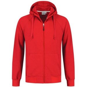 Santino Reno Hooded sweater lange mouwen +Rits - Rood