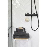 Byrklund Handdoeken set - Bath Basics - 4-delig - 4x 16x21 - 100% katoen - Antraciet